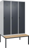 Gard.-Schrank TW CLASSIC
B1200xT500xH2120 mm
RAL 7035/7016, 3 Abteile - More 6