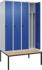 Gard.-Schrank TW CLASSIC
B1200xT500xH2120 mm
RAL 7035/5010, 4 Abteile - More 6