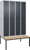 Gard.-Schrank TW CLASSIC
B1200xT500xH2120 mm
RAL 7035/7016, 4 Abteile - More 6