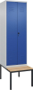 S/W-Gard.-Schrank CLASSIC
B600xT500xH2120 mm
RAL 7035/5010, 2 Abteile - More 6