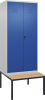 S/W-Gard.-Schrank CLASSIC
B800xT500xH2120 mm
RAL 7035/5010, 2 Abteile - More 6