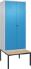 S/W-Gard.-Schrank CLASSIC
B800xT500xH2120 mm
RAL 7035/5012, 2 Abteile - More 6