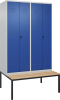 S/W-Gard.-Schrank CLASSIC
B1200xT500xH2120 mm
RAL 7035/5010, 4 Abteile - More 6