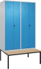 S/W-Gard.-Schrank CLASSIC
B1200xT500xH2120 mm
RAL 7035/5012, 4 Abteile - More 6
