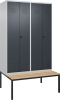 S/W-Gard.-Schrank CLASSIC
B1200xT500xH2120 mm
RAL 7035/7016, 4 Abteile - More 6