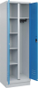 Wä.-Gard.-Schrank CLASSIC
B600xT500xH1950 mm
RAL 7035/5012, 2 Abteile - More 6