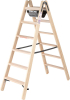 Holz-Stehleiter
2x6 Stufen
Leiterlänge 1,49 m - More 7