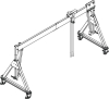 Aluportalkran fahrbar
H1699-2099 mm
1000 kg TL 4000 mm - More 7