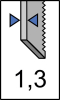Säbelsägeblatt a. 1 Stck.
229x25x1,3mm 8 Z Lenox - More 7
