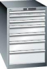 Schubladenschrank 27x36E
B564xT725xH850mm
RAL 7035/5012 - More 7