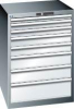 Schubladenschrank 36x36E
B717xT725xH1000mm
RAL 5012 - More 7
