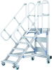 Plattformtreppe fahrb 45G
5 Stufen 1000 mm breit
Höhe 1,07 m - More 7