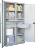 Schwerlastschrank m.Türen
H1950xB1040xT630 mm
6 FB,SL je 2x75,125,175mm - More 7