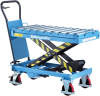 Hubtischwagen m. Rollenb.
Tischmaß: 1025x535
500 kg Tragfähigkeit - More 7