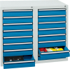 Format Schubladenschrank
B500xT1000xH900mm
RAL 7035/5012 - More 8