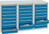 Format Schubladenschrank
B500xT1500xH900mm
RAL 7035/5012 - More 8