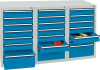 Format Schubladenschrank
B500xT1500xH900mm
RAL 7035/5012 - More 8