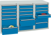 Format Schubladenschrank
B500xT1500xH900mm
RAL 7035/5012 - More 8