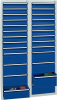 Format Schubladenschrank
B1800xT1000xH500mm
RAL 7035/5010 - More 8