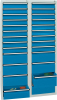Format Schubladenschrank
B1800xT1000xH500mm
RAL 7035/5012 - More 8