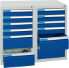 Format Schubladenschrank
B500xT1000xH900mm
RAL 7035/5010 - More 8