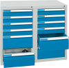 Format Schubladenschrank
B500xT1000xH900mm
RAL 7035/5012 - More 8