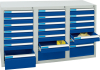 Format Schubladenschrank
B500xT1500xH900mm
RAL 7035/5010 - More 8