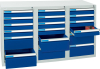 Format Schubladenschrank
B500xT1500xH900mm
RAL 7035/5010 - More 8