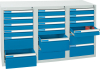 Format Schubladenschrank
B500xT1500xH900mm
RAL 7035/5012 - More 8