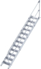 Alu-Treppe 45 Grad
12 Stufen B 600 mm
lichte Höhe 2500 mm - More 8