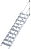 Alu-Treppe 45 Grad
10 Stufen B 800 mm
lichte Höhe 2080 mm - More 8