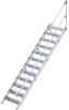 Alu-Treppe 45 Grad
12 Stufen B 800 mm
lichte Höhe 2500 mm - More 8