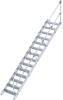 Alu-Treppe 45 Grad
14 Stufen B 800 mm
lichte Höhe 2910 mm - More 8