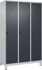 Garderobenschrank CLASSIC
B1200xT500xH1950 mm
RAL 7035/7016, 3 Abteile - More 7