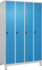 Garderobenschrank CLASSIC
B1200xT500xH1950 mm
RAL 7035/5012, 4 Abteile - More 7