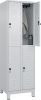 Doppelst. Schrank CLASSIC
B600xT500xH1950 mm
RAL 7035/7035, 2x2Abteile - More 7
