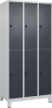 Doppelst. Schrank CLASSIC
B900xT500xH1950 mm
RAL 7035/7016, 3x2Abteile - More 7