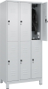 Doppelst. Schrank CLASSIC
B900xT500xH1950 mm
RAL 7035/7035, 3x2Abteile - More 7