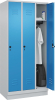 Garderobenschrank CLASSIC
B900xT500xH1950 mm
RAL 7035/5012, 3 Abteile - More 7