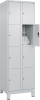 Fächerschrank CLASSIC
B600xT500xH1950 mm
RAL 7035/7035, 2x4 Fächer - More 7