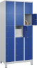 Fächerschrank CLASSIC
B900xT500xH1950 mm
RAL 7035/5010, 3x5 Fächer - More 7