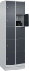 Fächerschrank CLASSIC
B600xT500xH1950 mm
RAL 7035/7016, 2x5 Fächer - More 7