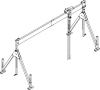 Aluportalkran stationär
H1730-2980 mm
1000 kg TL 4000 mm - More 8