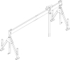 Aluportalkran stationär
H1249-2349 mm
1500 kg TL 4000 mm - More 8