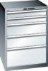 Schubladenschrank 36x36E
B717xT725xH1000mm
NCS 6502-S/RAL7035 - More 8