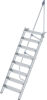 Alu-Treppe 60 Grad
8 Stufen B 800 mm
lichte Höhe 1940 mm - More 8
