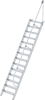 Alu-Treppe 60 Grad
14 Stufen B 800 mm
lichte Höhe 3400 mm - More 8