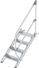 Alu-Treppe 45 Grad
17 Stufen B600 mm
lichte Höhe 3540 mm - More 8