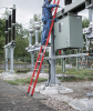 GFK-Anlegeleiter
14 Sprossen mit Traverse
Leiterlänge 4,15 m - More 9
