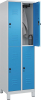 Doppelst. Schrank CLASSIC
B600xT500xH1950 mm
RAL 7035/5012, 2x2Abteile - More 8